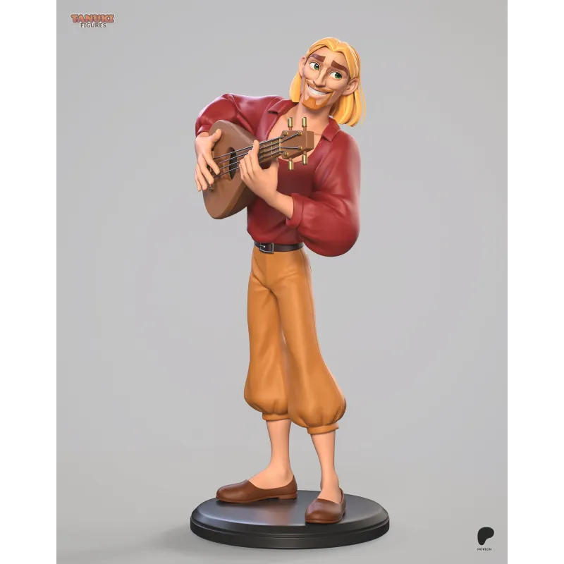 Figurines à peindre - Rendu 3D de référence du personnage de Miguel (La Route d'Eldorado), sculpté par Tanuk