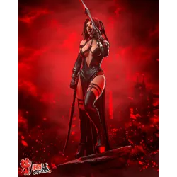 Ce Garage Kit 1/10 capture toute la fureur et la sensualité du personnage de BloodRayne 2.