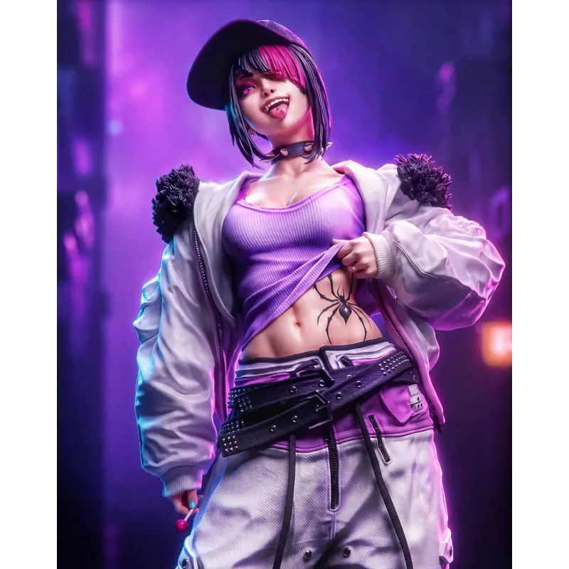 Vue d'ensemble de face de la figurine Streetwear Juri Han