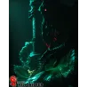 On apprécie ici l'effet de transparence vert émeraude des vagues déchaînées.