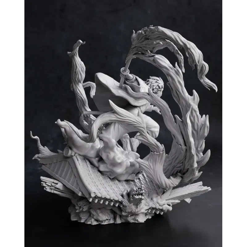Focus sur ce kit résine ultra-détaillé de Tanjiro Kamado sculpté par Nomnom Figures.
