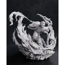 Un aperçu de la magnifique figurine de Tanjiro en kit brut non peint