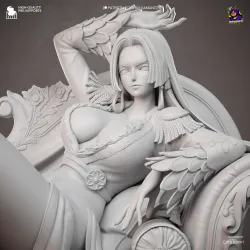 Une finesse de sculpture exceptionnelle pour un regard captivant et fidèle à l'Impératrice Pirate