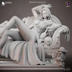 Garage Kit Boa Hancock One Piece - Figurine Résine à Peindr