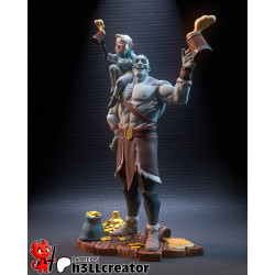 Grog et Pike sont deux personnages issus de *Critical Role*