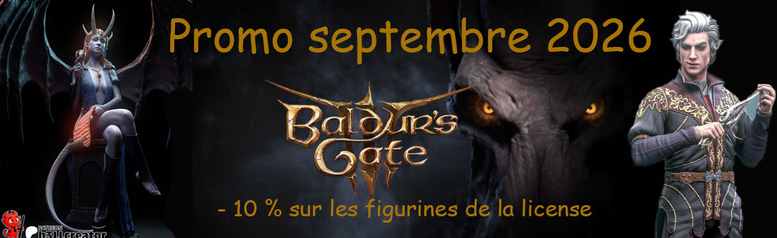 Promotion - figurines jeux video - Baldur's Gate III