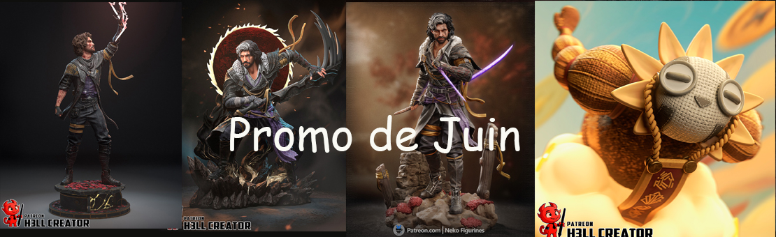 Promotion - figurines jeux video - clair-obscur-expedition-33 - Esquie - Lune - Maelle - Gustave - Renoir