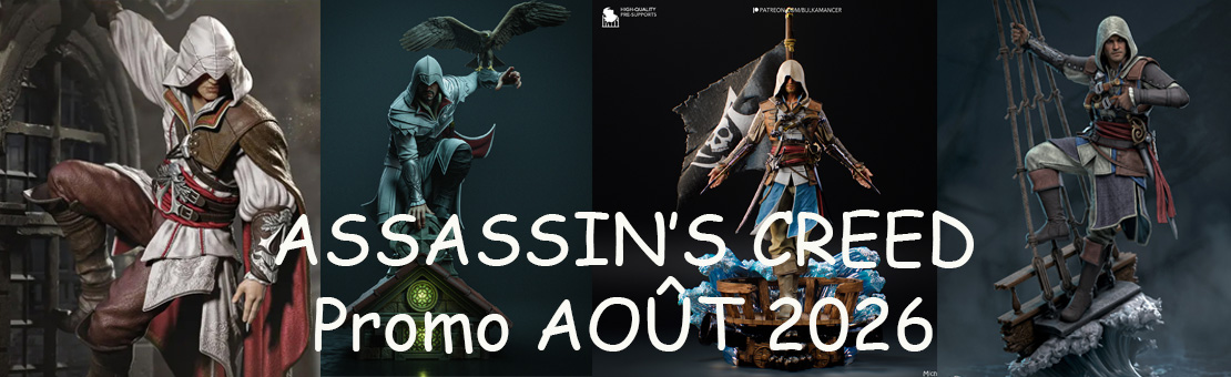 Promotion - figurines jeux video - Assassin Creed